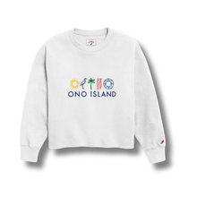 Load image into Gallery viewer, Adult Crop Sweatshirt White
