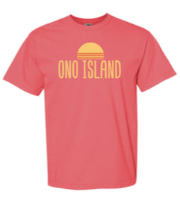 Adult Sunset Logo T-Shirt  WATERMELON
